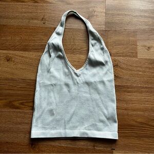 Out from Under Urban Outfitters Seamless Ribbed Halter Crop Top
• Size Small